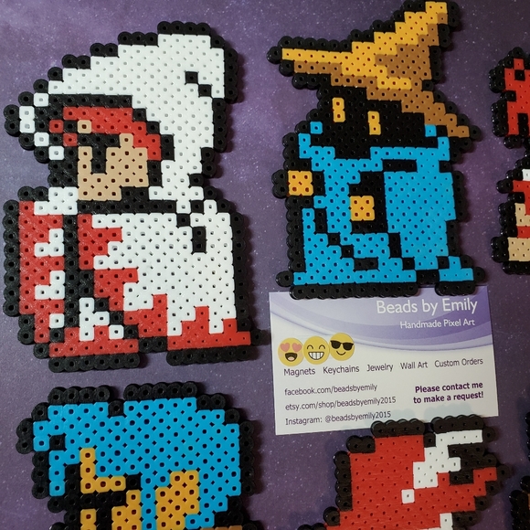 Final Fantasy Magnets - Game Room - Kids Room - Locker Magnets - Gift Ideas - Picture 6 of 10